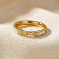 Inlaid Gold Ring